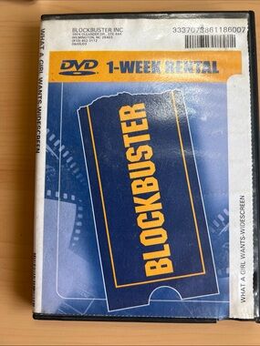 What a Girl Wants DVD Blockbuster Rental movie in collectible Sleeve